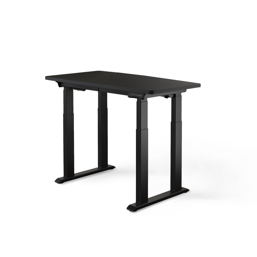 DESKSPACE Titan elektrisch höhenverstellbarer Schreibtisch mit 4 stabilen Beinen, Dual-Motor-Antrieb, 200 kg Tragkraft, Memory-Steuerung und modernem Design