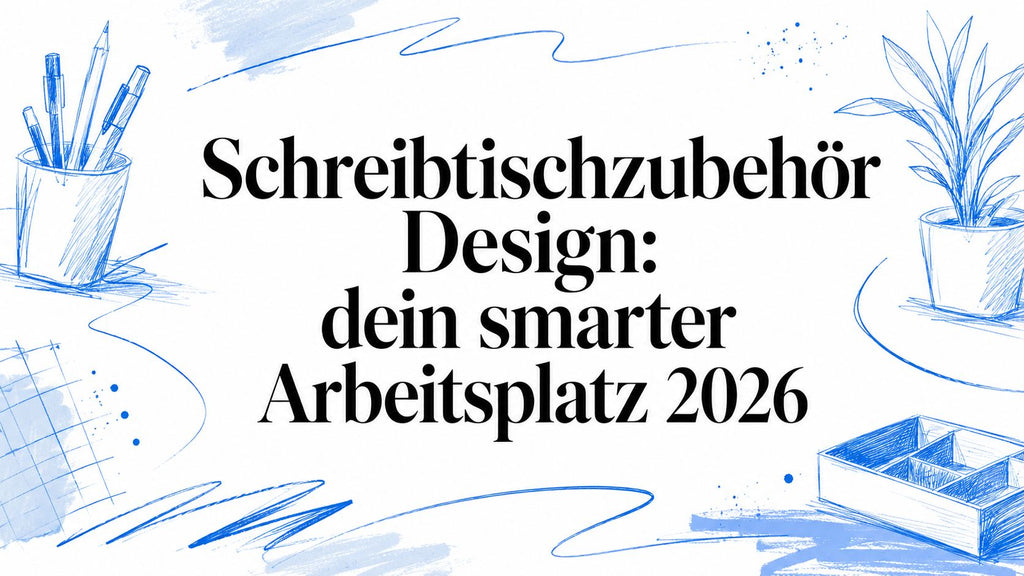 Schreibtischzubehör Design: dein smarter Arbeitsplatz 2026