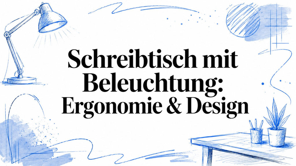 Schreibtisch mit Beleuchtung: Ergonomie & Design