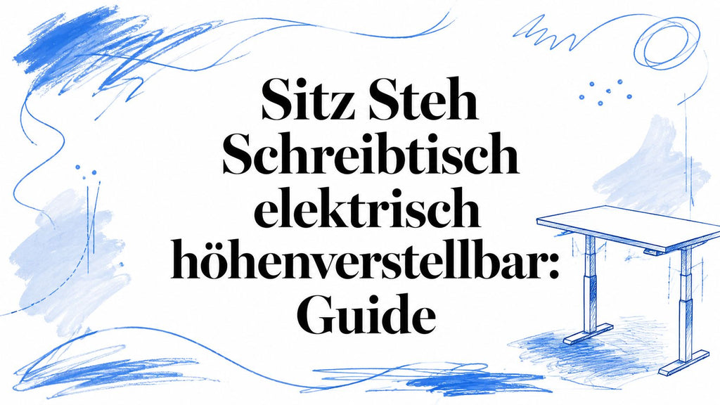 Sitz Steh Schreibtisch elektrisch höhenverstellbar: Guide