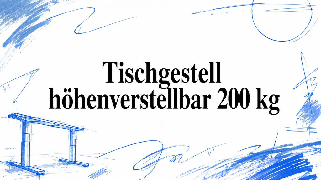Tischgestell höhenverstellbar 200 kg