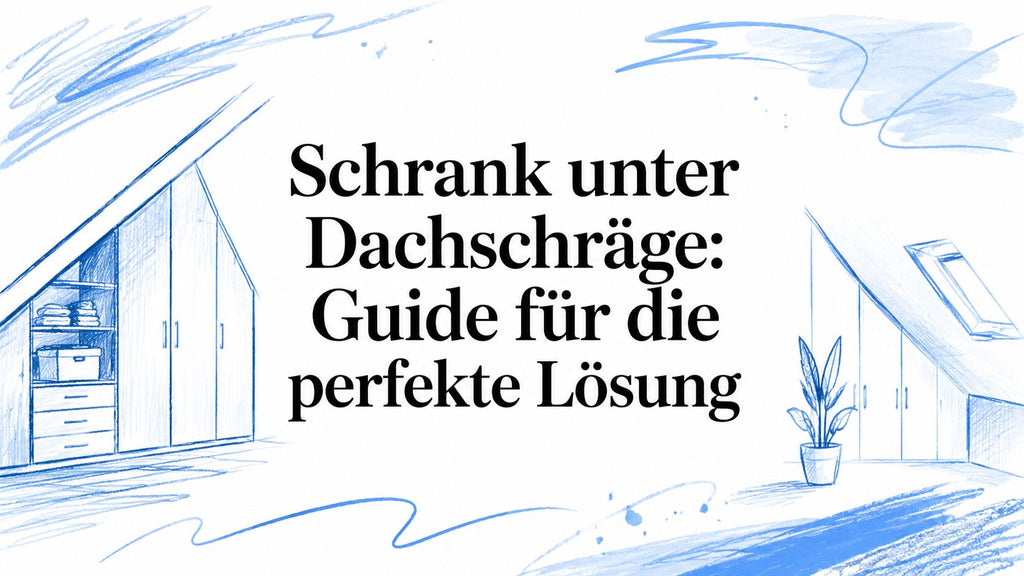 Schrank unter Dachschräge: Guide für die perfekte Lösung