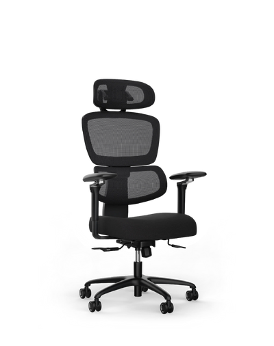 Ergonomischer Bürostuhl DESKSPACE MOVE PRO, freigestellte Produktansicht vor hellem Hintergrund